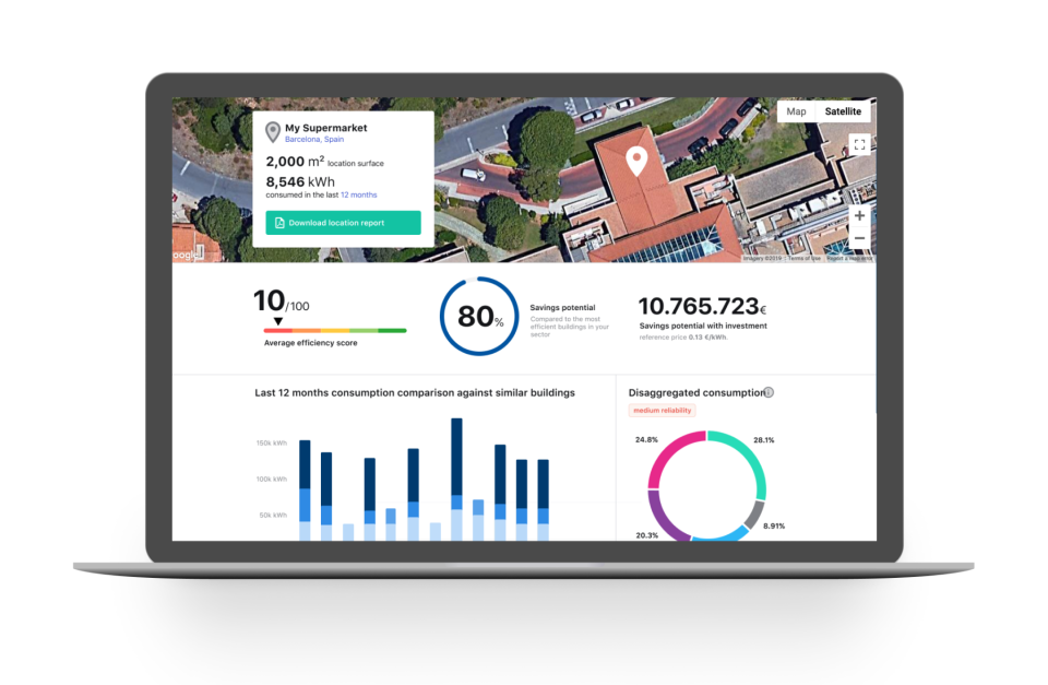 screenshot of Spacewell Energy (Dexma)